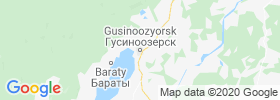 Gusinoozyorsk map